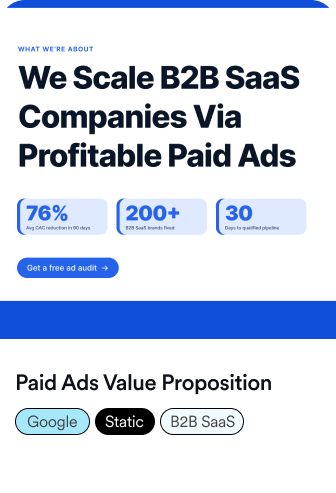 PureFunnel paid ad, paid-ads value proposition